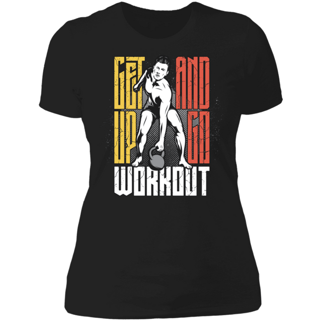 T-Shirts Black / X-Small Get Up And Go Workout Women's Premium T-Shirt