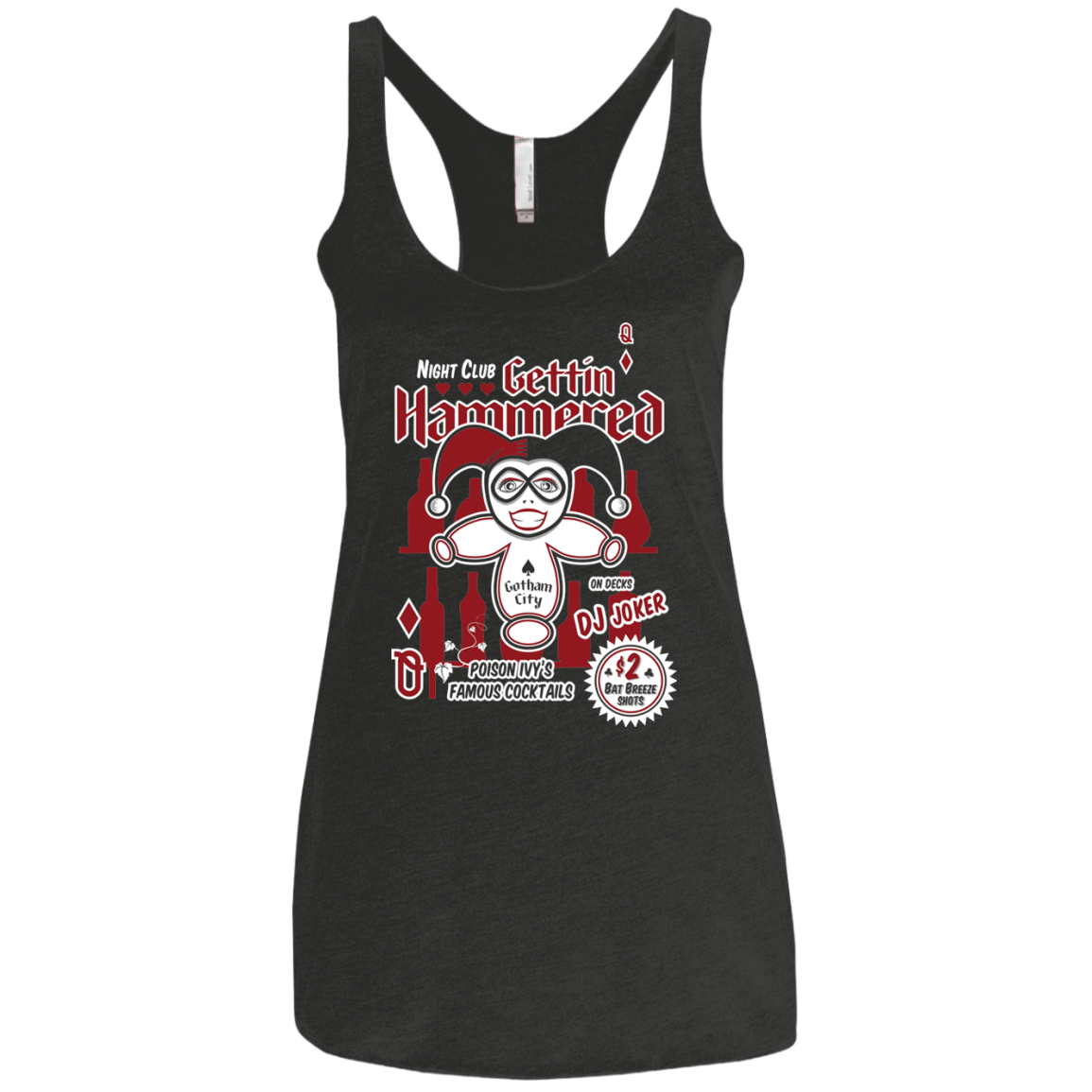 T-Shirts Vintage Black / X-Small Gettin' hammered Women's Triblend Racerback Tank