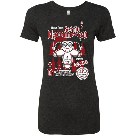 T-Shirts Vintage Black / Small Gettin' hammered Women's Triblend T-Shirt