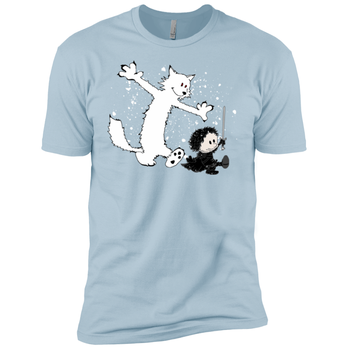 T-Shirts Light Blue / YXS Ghost And Snow Boys Premium T-Shirt