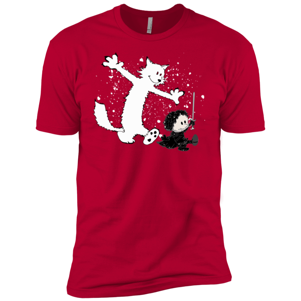 T-Shirts Red / YXS Ghost And Snow Boys Premium T-Shirt