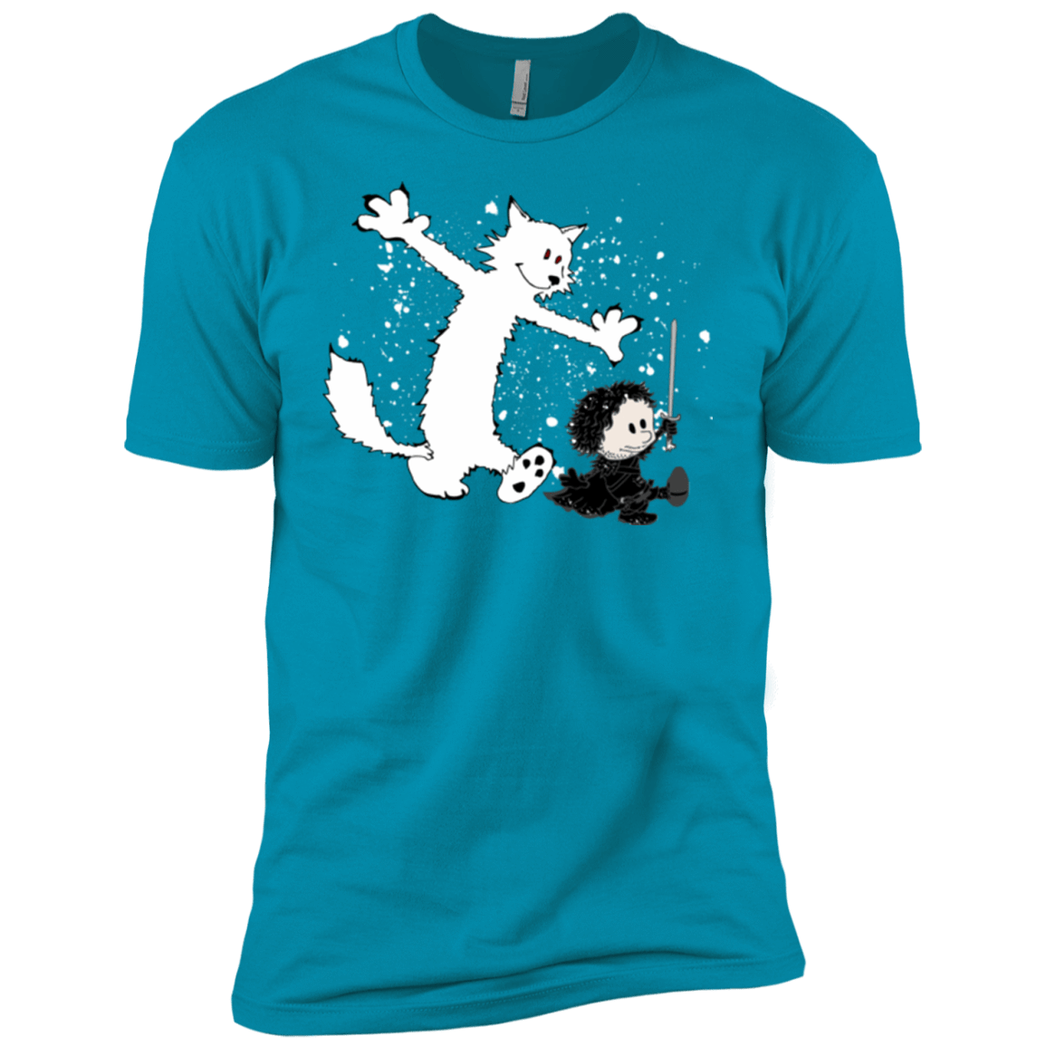 T-Shirts Turquoise / YXS Ghost And Snow Boys Premium T-Shirt