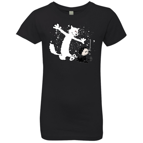 T-Shirts Black / YXS Ghost And Snow Girls Premium T-Shirt