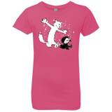 T-Shirts Hot Pink / YXS Ghost And Snow Girls Premium T-Shirt