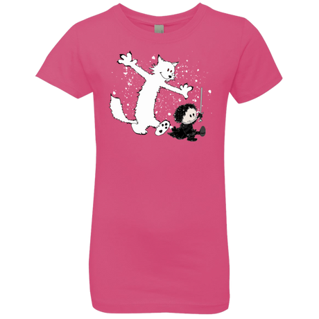 T-Shirts Hot Pink / YXS Ghost And Snow Girls Premium T-Shirt