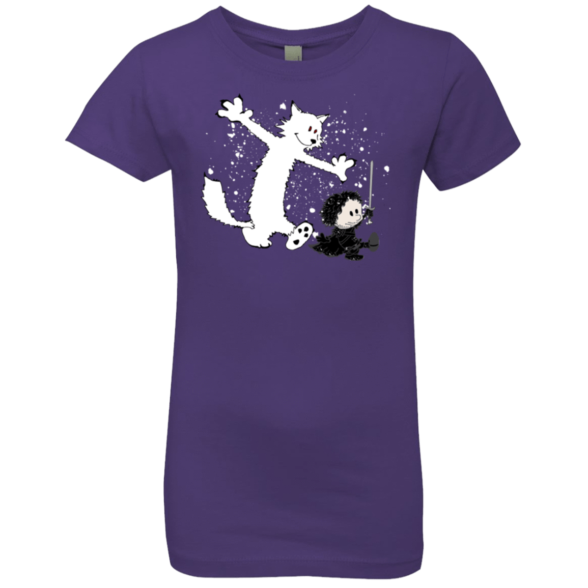 T-Shirts Purple Rush / YXS Ghost And Snow Girls Premium T-Shirt