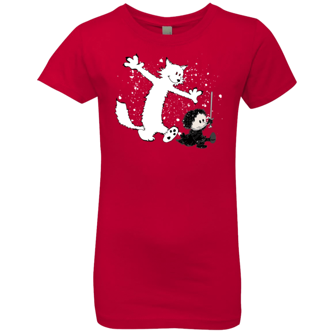 T-Shirts Red / YXS Ghost And Snow Girls Premium T-Shirt