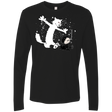 T-Shirts Black / Small Ghost And Snow Men's Premium Long Sleeve