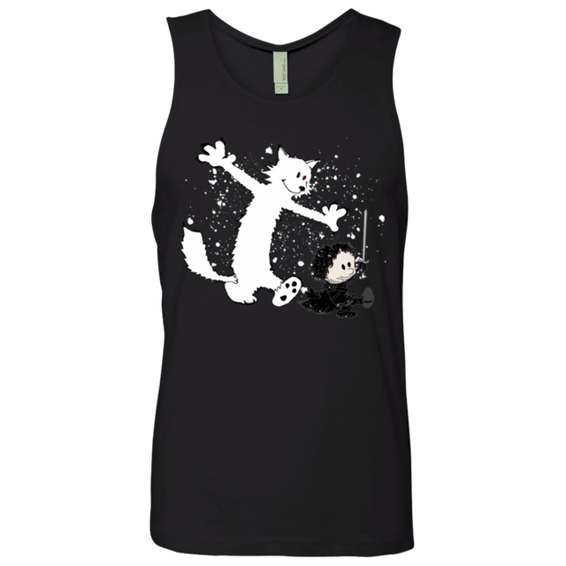 T-Shirts Black / Small Ghost And Snow Men's Premium Tank Top