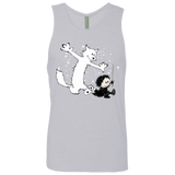 T-Shirts Heather Grey / Small Ghost And Snow Men's Premium Tank Top