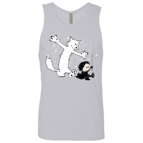 T-Shirts Heather Grey / Small Ghost And Snow Men's Premium Tank Top
