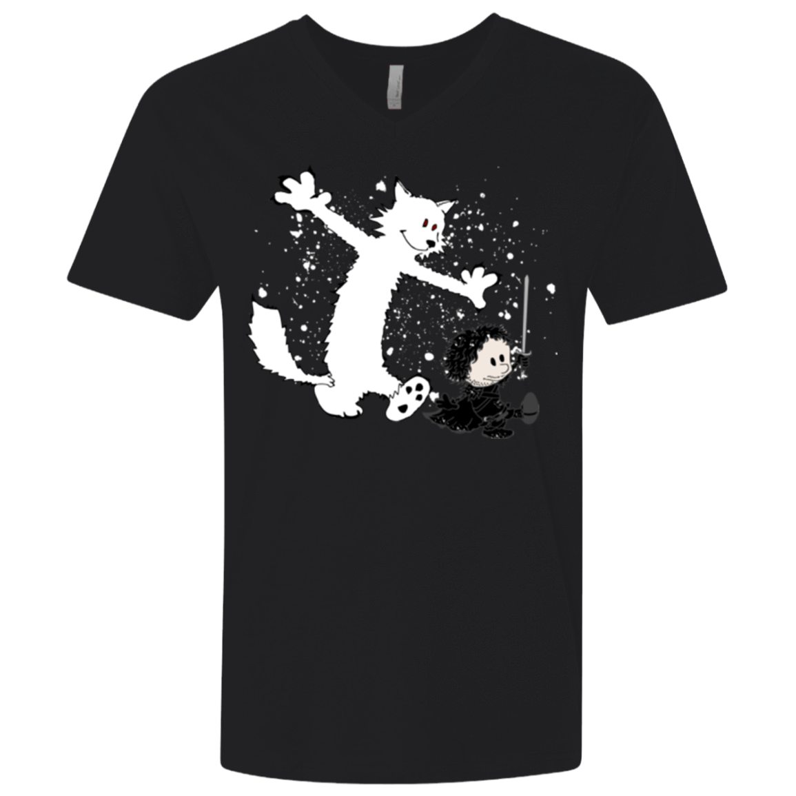 T-Shirts Black / X-Small Ghost And Snow Men's Premium V-Neck