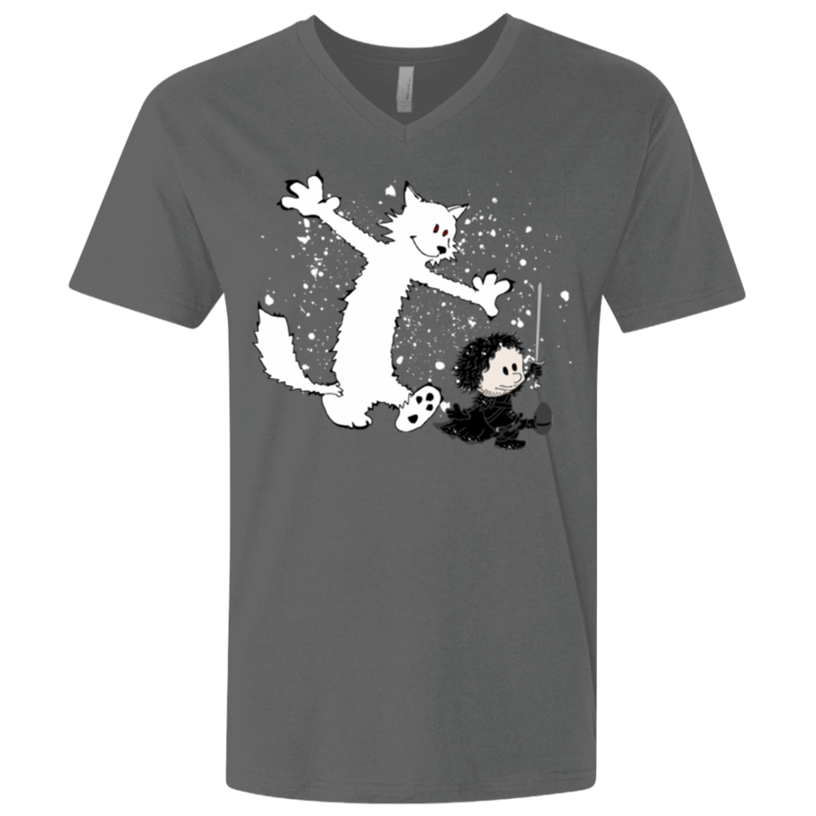 T-Shirts Heavy Metal / X-Small Ghost And Snow Men's Premium V-Neck