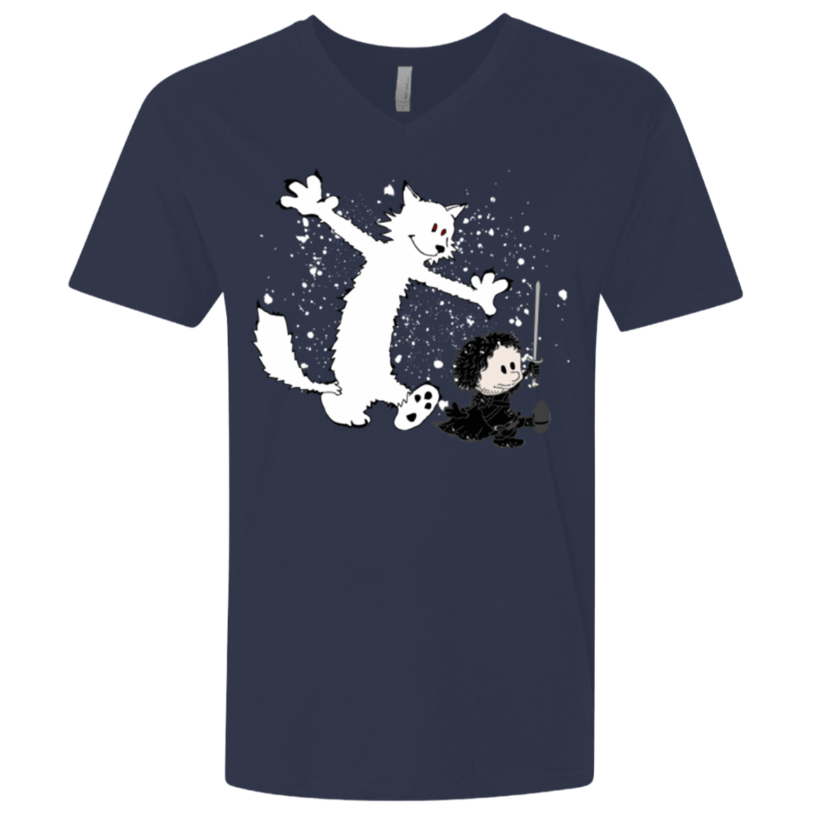 T-Shirts Midnight Navy / X-Small Ghost And Snow Men's Premium V-Neck