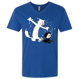 T-Shirts Royal / X-Small Ghost And Snow Men's Premium V-Neck