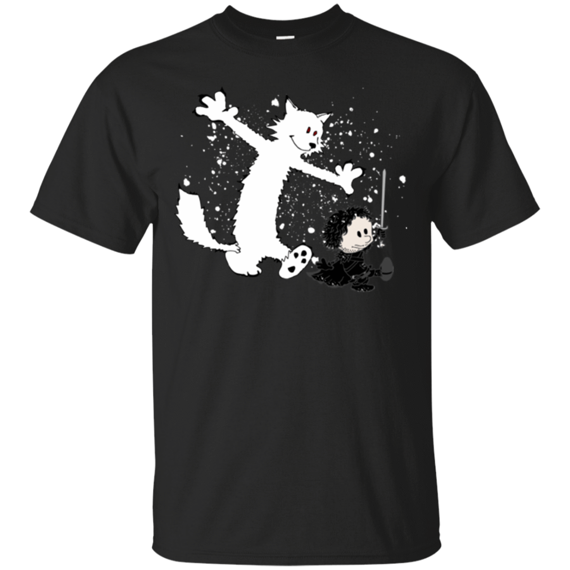 T-Shirts Black / Small Ghost And Snow T-Shirt