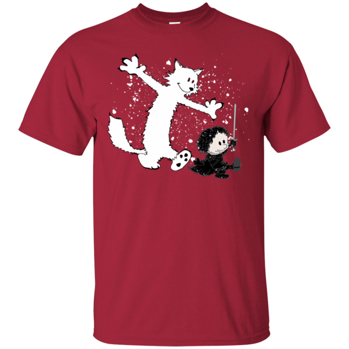 T-Shirts Cardinal / Small Ghost And Snow T-Shirt