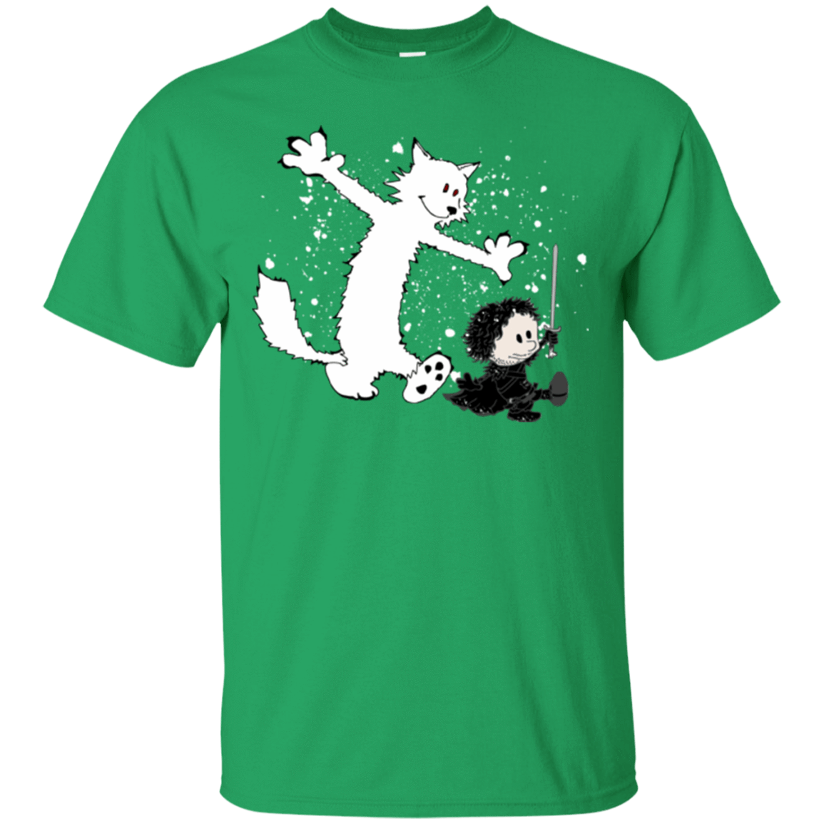 T-Shirts Irish Green / Small Ghost And Snow T-Shirt