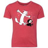 T-Shirts Vintage Red / YXS Ghost And Snow Youth Triblend T-Shirt