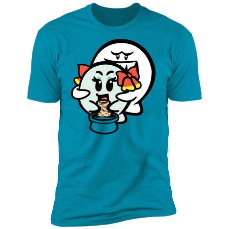 T-Shirts Turquoise / S Ghost Boo Men's Premium T-Shirt