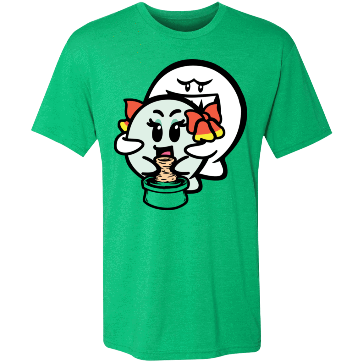 T-Shirts Envy / S Ghost Boo Men's Triblend T-Shirt