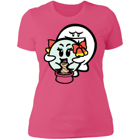 T-Shirts Hot Pink / S Ghost Boo Women's Premium T-Shirt