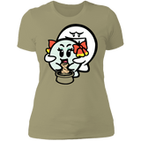 T-Shirts Light Olive / S Ghost Boo Women's Premium T-Shirt