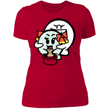 T-Shirts Red / S Ghost Boo Women's Premium T-Shirt
