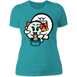 T-Shirts Tahiti Blue / S Ghost Boo Women's Premium T-Shirt