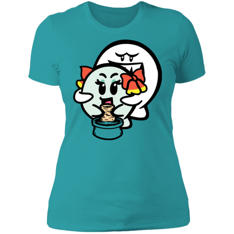 T-Shirts Tahiti Blue / S Ghost Boo Women's Premium T-Shirt