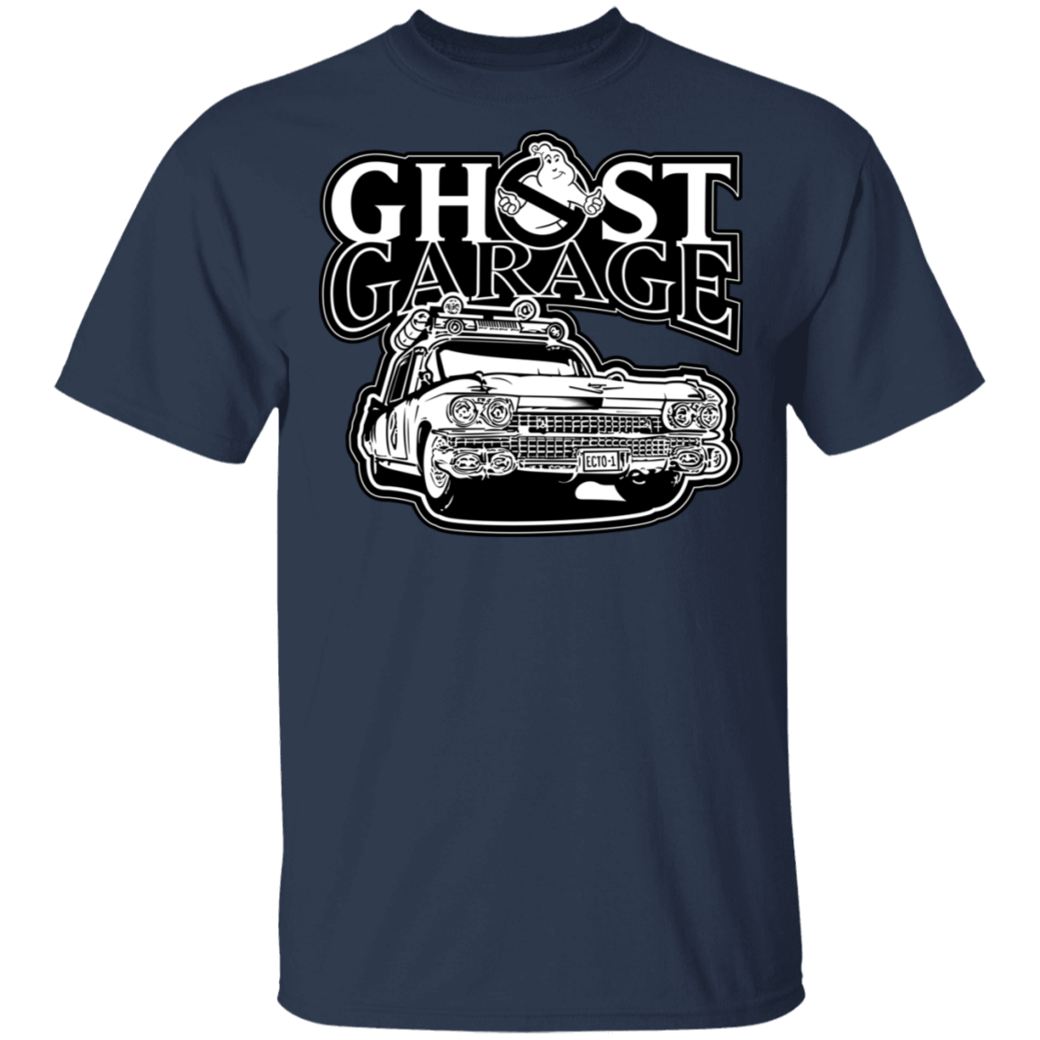 T-Shirts Navy / S Ghost Garage T-Shirt