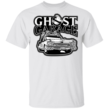 T-Shirts White / S Ghost Garage T-Shirt