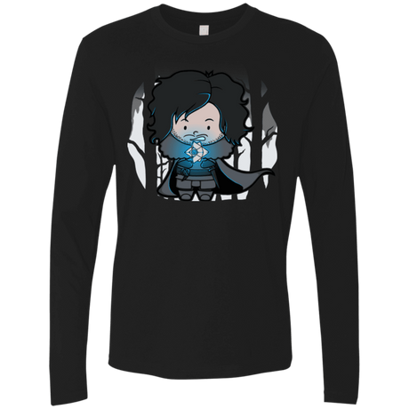 T-Shirts Black / Small Ghost Men's Premium Long Sleeve