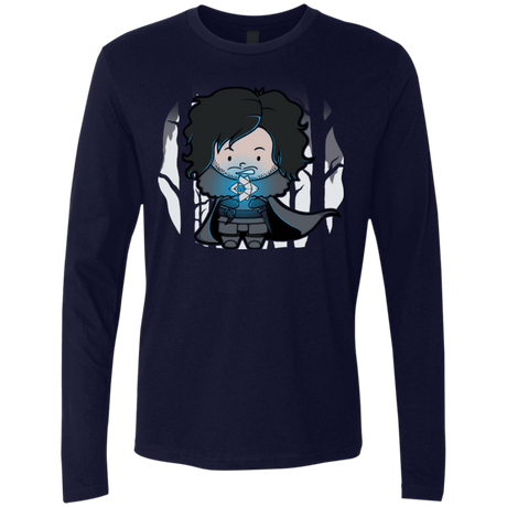 T-Shirts Midnight Navy / Small Ghost Men's Premium Long Sleeve
