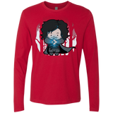 T-Shirts Red / Small Ghost Men's Premium Long Sleeve