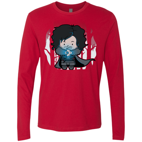 T-Shirts Red / Small Ghost Men's Premium Long Sleeve