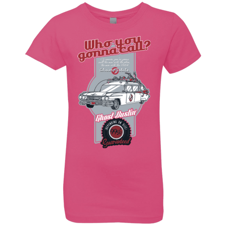 T-Shirts Hot Pink / YXS Ghost Mobile Girls Premium T-Shirt