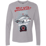 T-Shirts Heather Grey / Small Ghost Mobile Men's Premium Long Sleeve