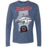 T-Shirts Indigo / Small Ghost Mobile Men's Premium Long Sleeve