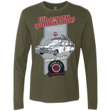 T-Shirts Military Green / Small Ghost Mobile Men's Premium Long Sleeve