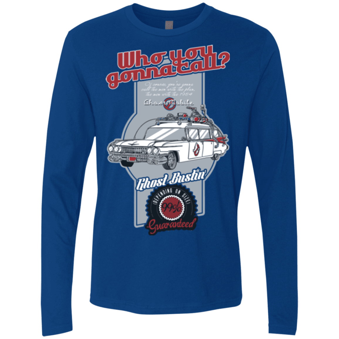 T-Shirts Royal / Small Ghost Mobile Men's Premium Long Sleeve