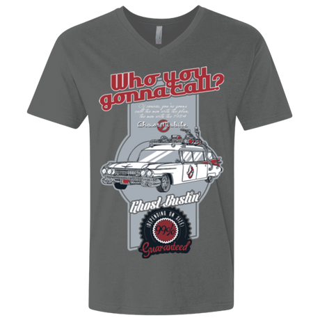 T-Shirts Heavy Metal / X-Small Ghost Mobile Men's Premium V-Neck