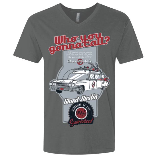 T-Shirts Heavy Metal / X-Small Ghost Mobile Men's Premium V-Neck