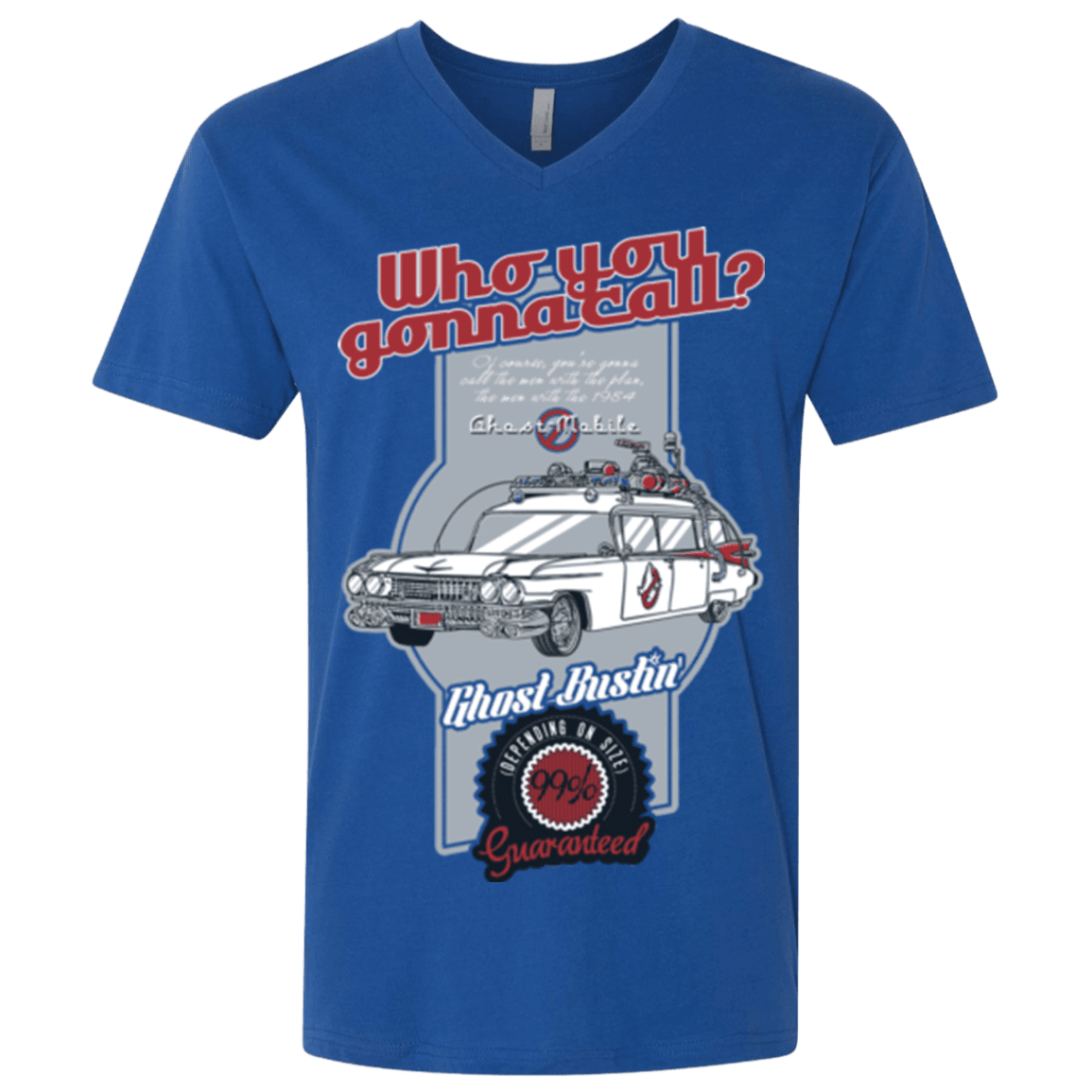 T-Shirts Royal / X-Small Ghost Mobile Men's Premium V-Neck