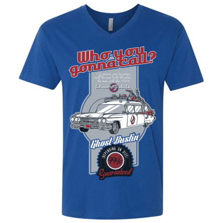 T-Shirts Royal / X-Small Ghost Mobile Men's Premium V-Neck