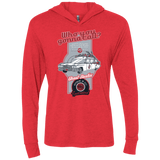 T-Shirts Vintage Red / X-Small Ghost Mobile Triblend Long Sleeve Hoodie Tee