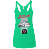 T-Shirts Envy / X-Small Ghost Mobile Women's Triblend Racerback Tank