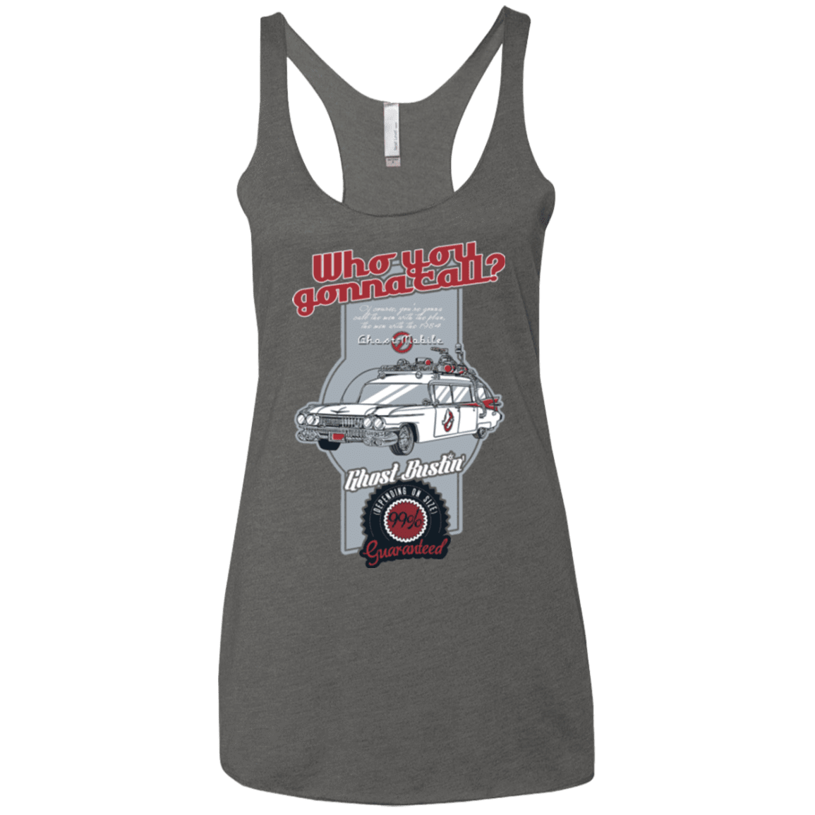 T-Shirts Premium Heather / X-Small Ghost Mobile Women's Triblend Racerback Tank