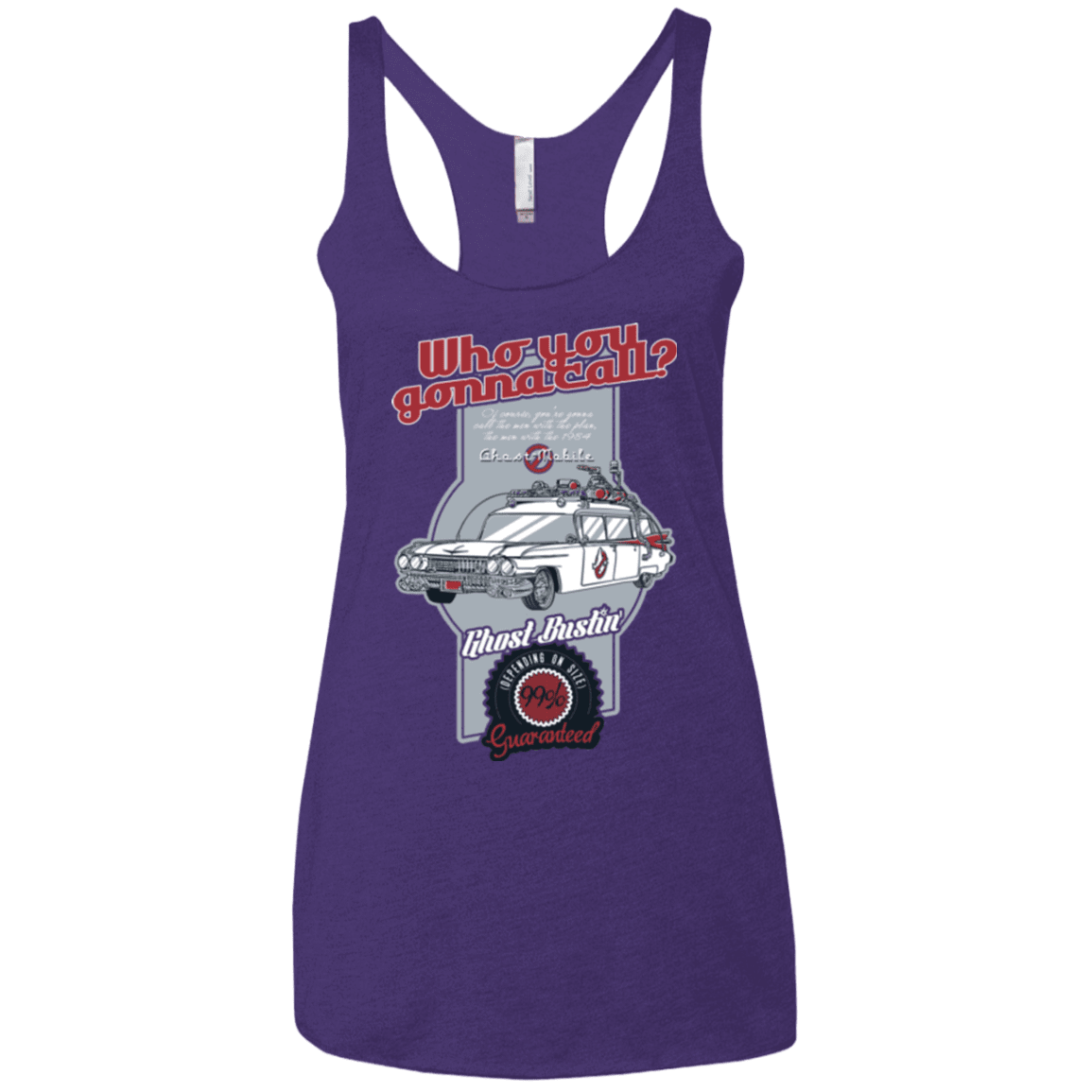 T-Shirts Purple / X-Small Ghost Mobile Women's Triblend Racerback Tank