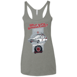 T-Shirts Venetian Grey / X-Small Ghost Mobile Women's Triblend Racerback Tank